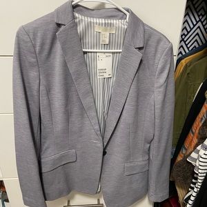 H&M NWT GREY LINED BLAZER